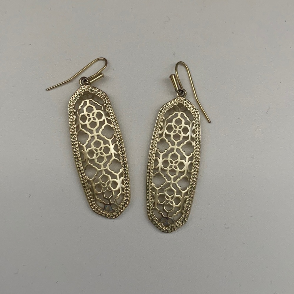 Kendra Scott Brenna Earrings In Gold